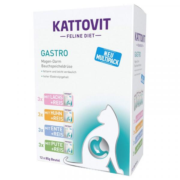 5 x Kattovit Diet Gastro MP 12x85gP